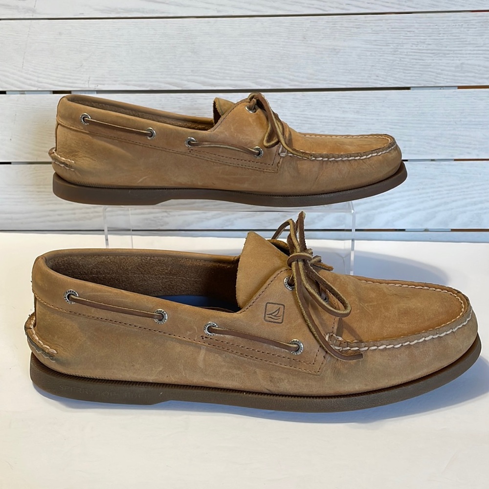 Sperry Top Sider Mens leather shoes, size 13W